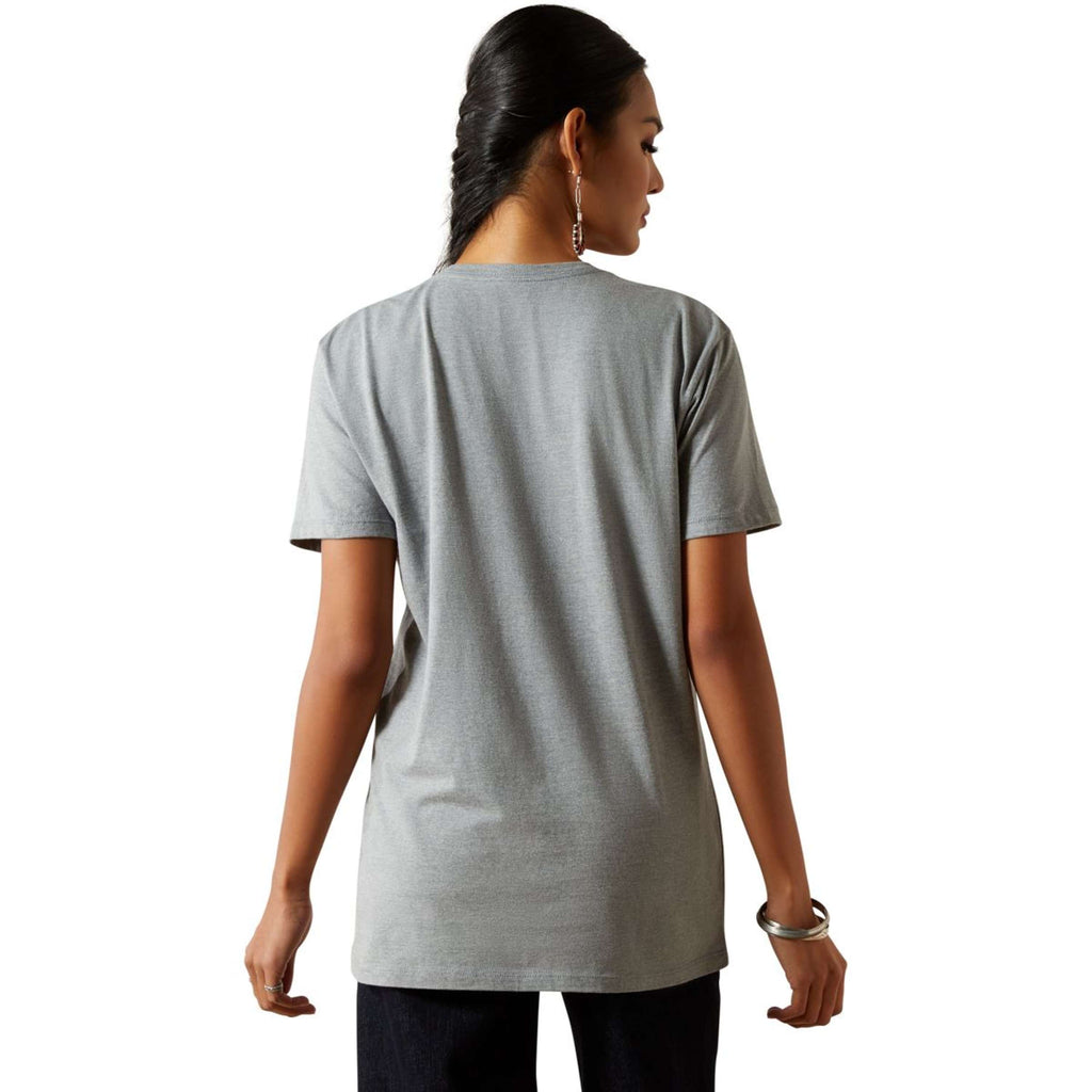 Ariat T-Shirt Don't Press Your Luck Femme Ice Blue