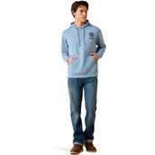 Ariat Pull Freedom Eagle Hommes Denim clair