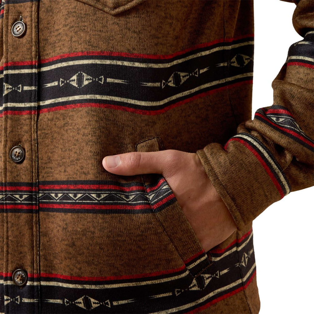 Ariat Blouse Caldwell Hommes Toffee Serape