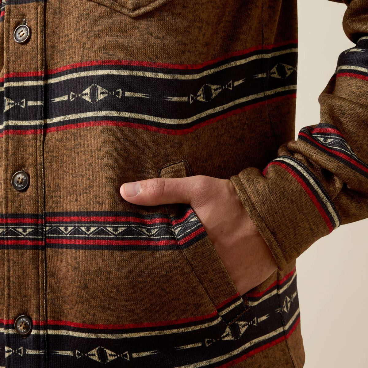 Ariat Blouse Caldwell Hommes Toffee Serape