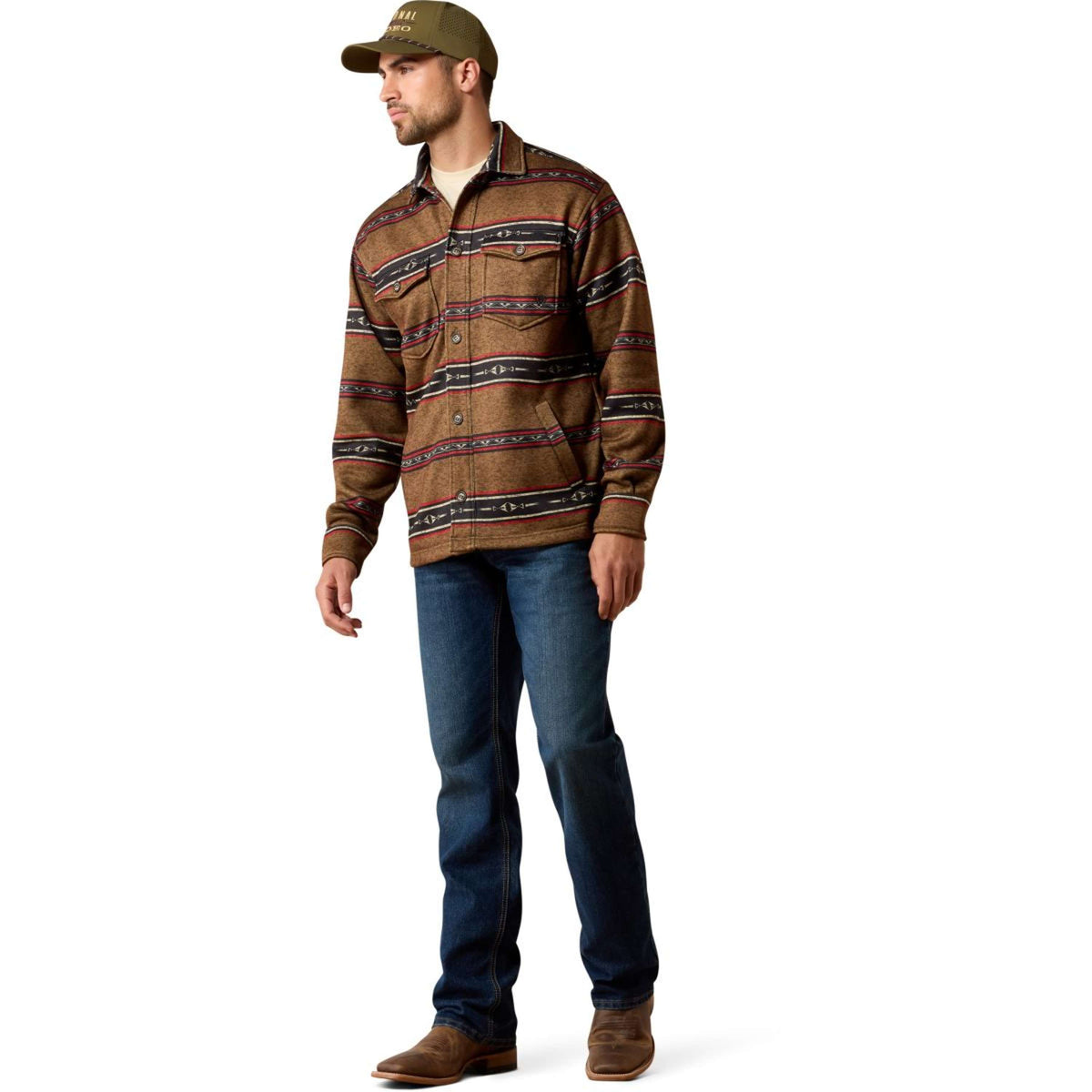 Ariat Blouse Caldwell Hommes Toffee Serape
