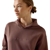 Ariat Pull col Hoodie Martine Femme Peppercorn