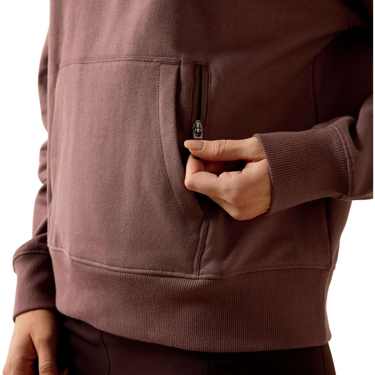 Ariat Pull col Hoodie Martine Femme Peppercorn
