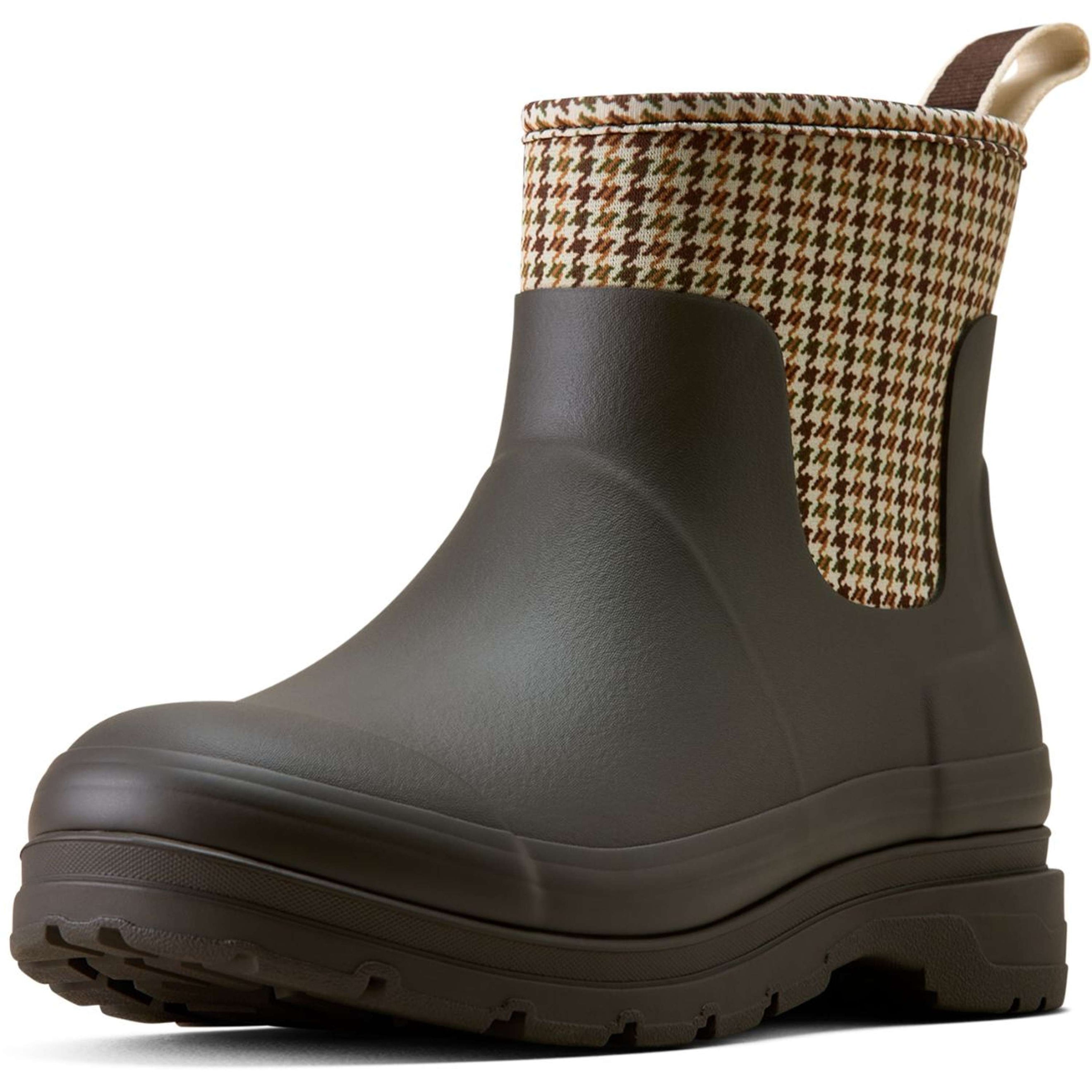 Ariat Jodhpurs Kelmarsh Shortie Femme Chocolate/Tan Twill