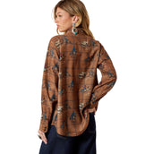 Ariat Blouse Homestyle Femme Marron