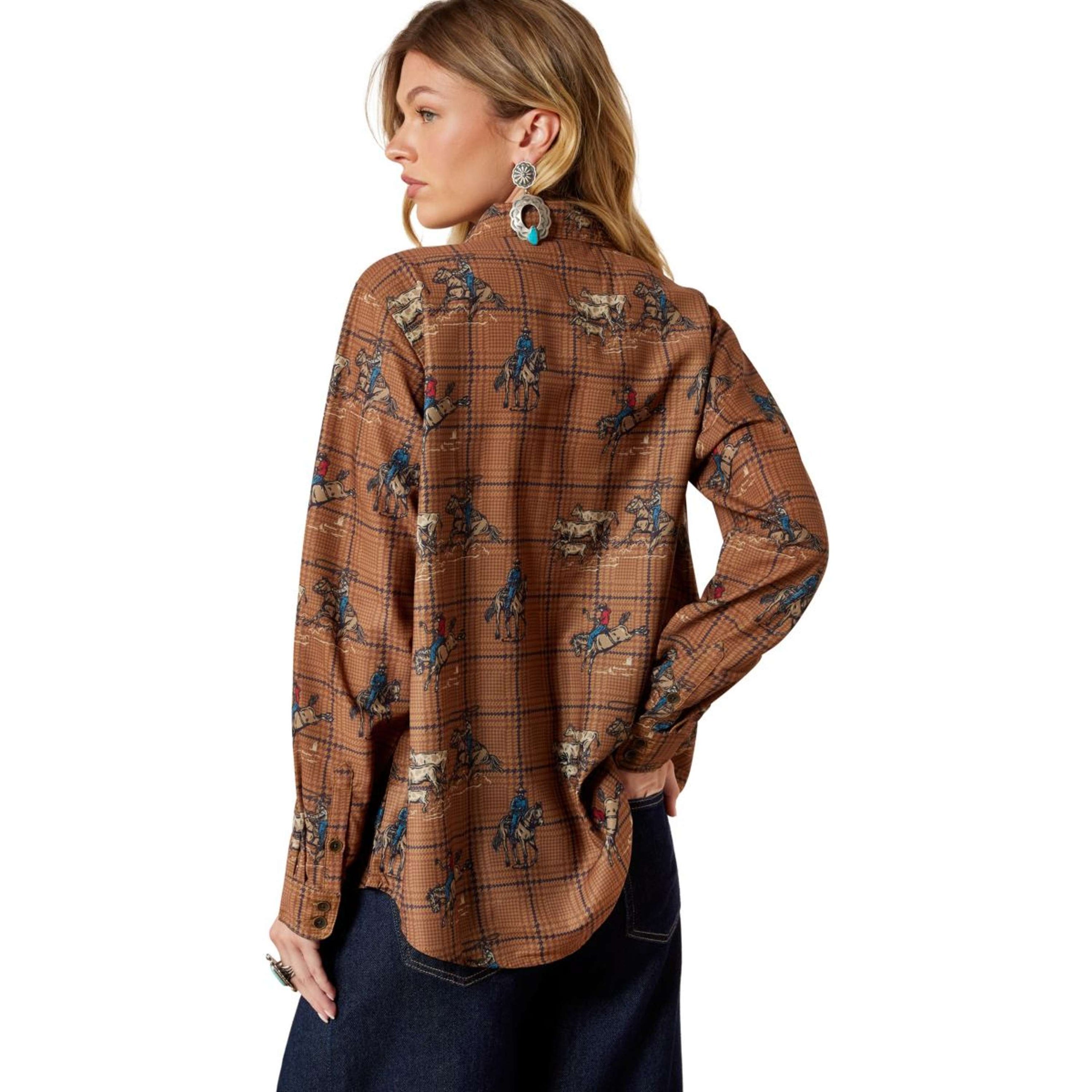 Ariat Blouse Homestyle Femme Marron