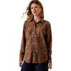 Ariat Blouse Homestyle Femme Marron