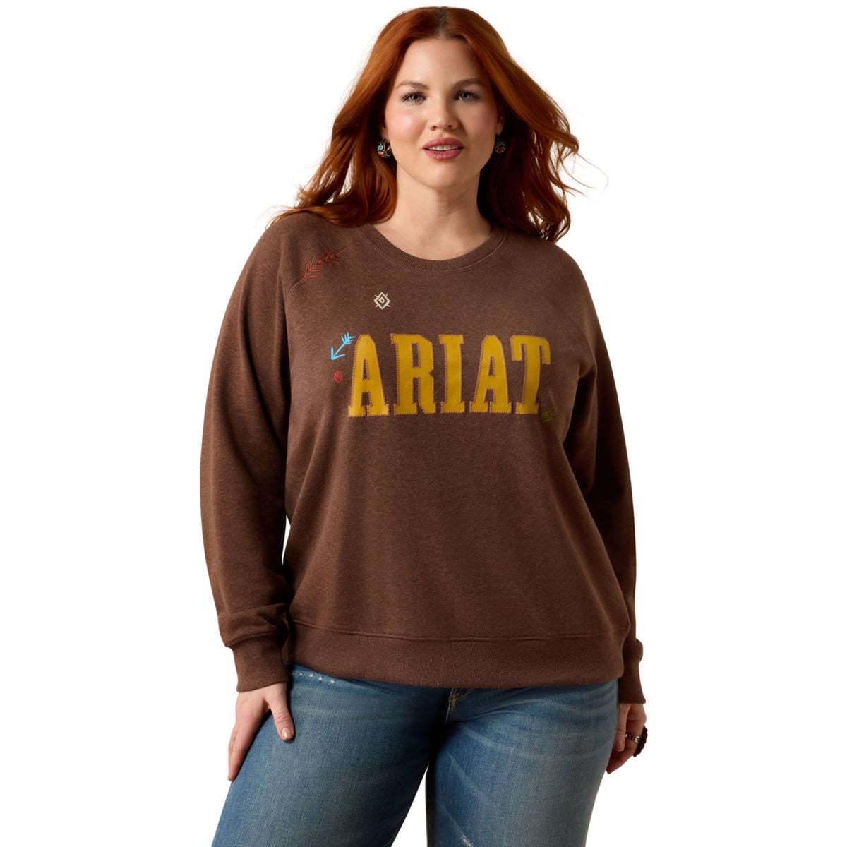 Ariat Pull Essential Crew Femme Chicory Coffee