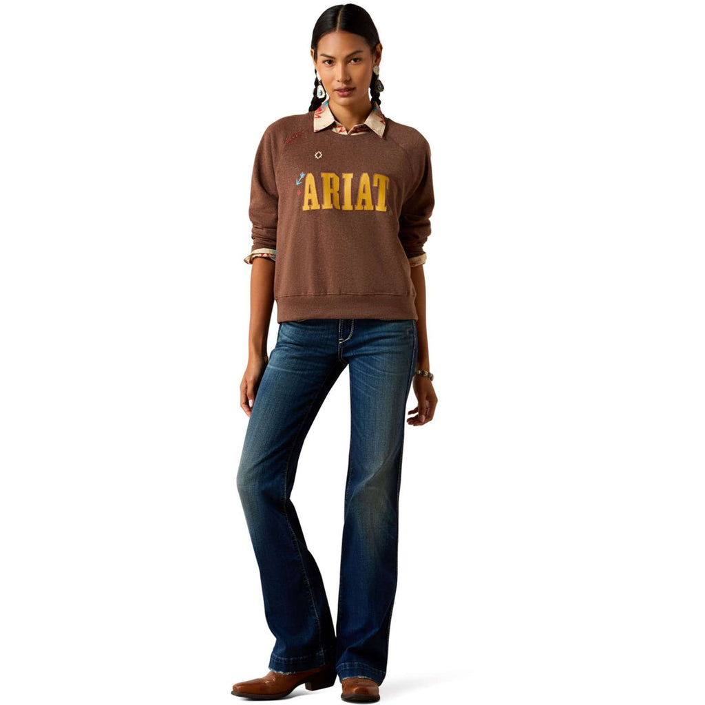 Ariat Pull Essential Crew Femme Chicory Coffee