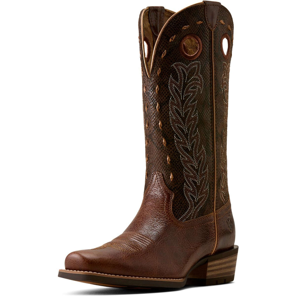 Ariat Bottes Western Lucera NcToe Femme Deepest Tan/Chocolate Snake