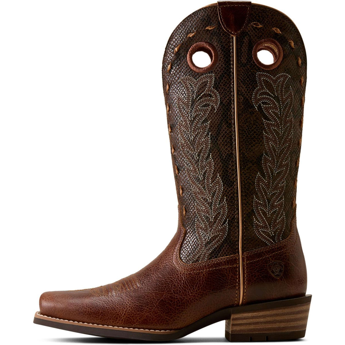 Ariat Bottes Western Lucera NcToe Femme Deepest Tan/Chocolate Snake