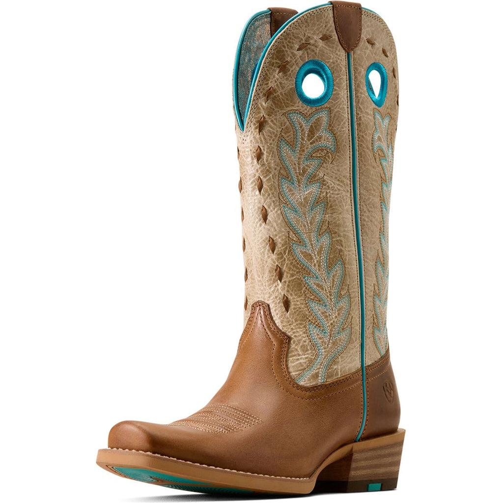 Ariat Bottes Western Lucera NcToe Femme Wheat Brown/Soft Parchment