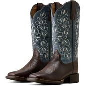 Ariat Bottes Western Round Up Holly Femme Chocolate Croc