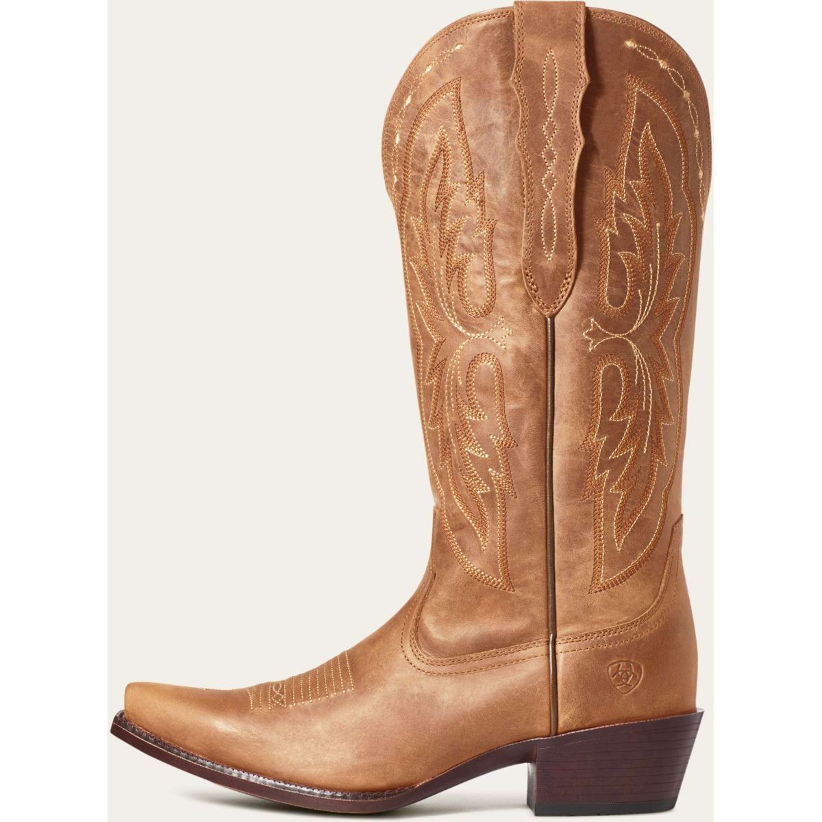 Ariat Bottes Western Heritage X Toe Elastic Calf Femme Marron