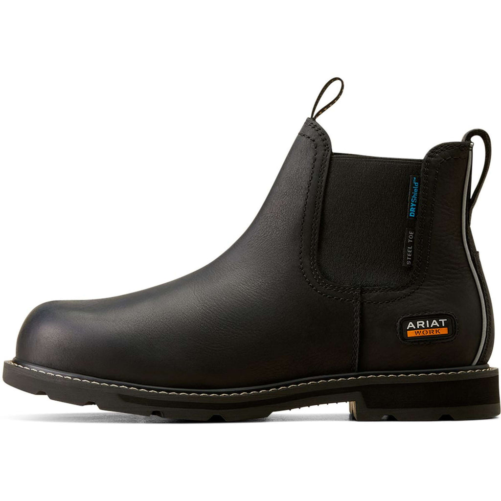 Ariat Jodhpurs Groundbreaker Chelsea Waterproof Steel Toe Hommes Noir