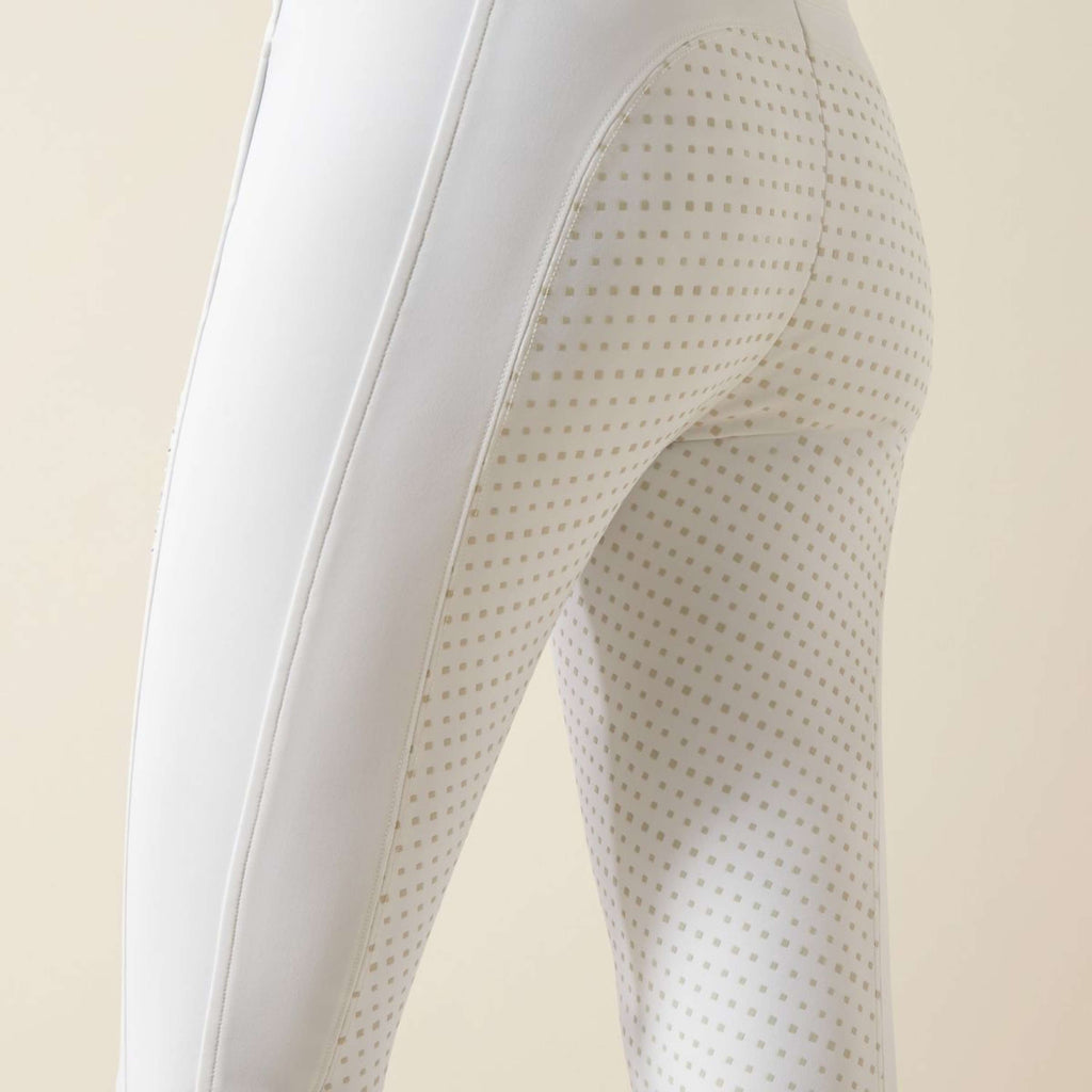 Ariat Pantalon d'Équitation Tri Factor NT Full Grip Blanc