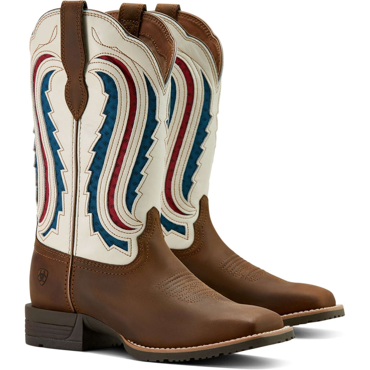 Ariat Bottes Western Hybrid Ranchwork Venttek Femme Distressed Brown/Crema