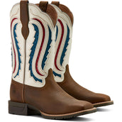 Ariat Bottes Western Hybrid Ranchwork Venttek Femme Distressed Brown/Crema