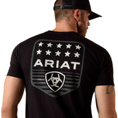 Ariat T-Shirt Patriotic Hommes Noir