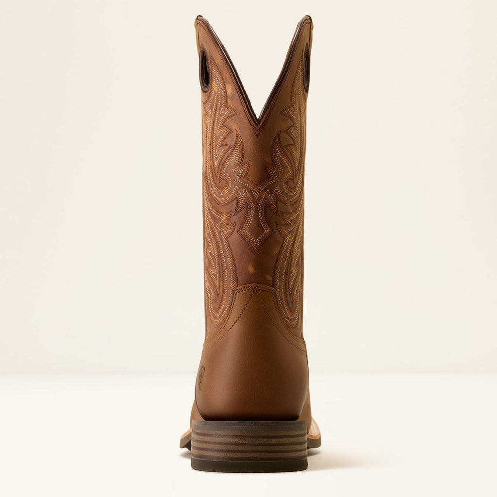 Ariat Bottes Western Highland Toughstock Hommes Distressed Brown/Tack Room Brown