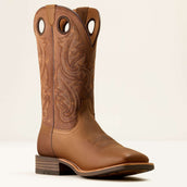 Ariat Bottes Western Highland Toughstock Hommes Distressed Brown/Tack Room Brown