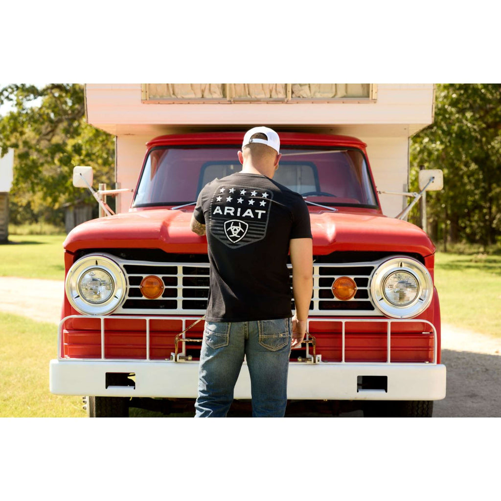 Ariat T-Shirt Patriotic Hommes Noir