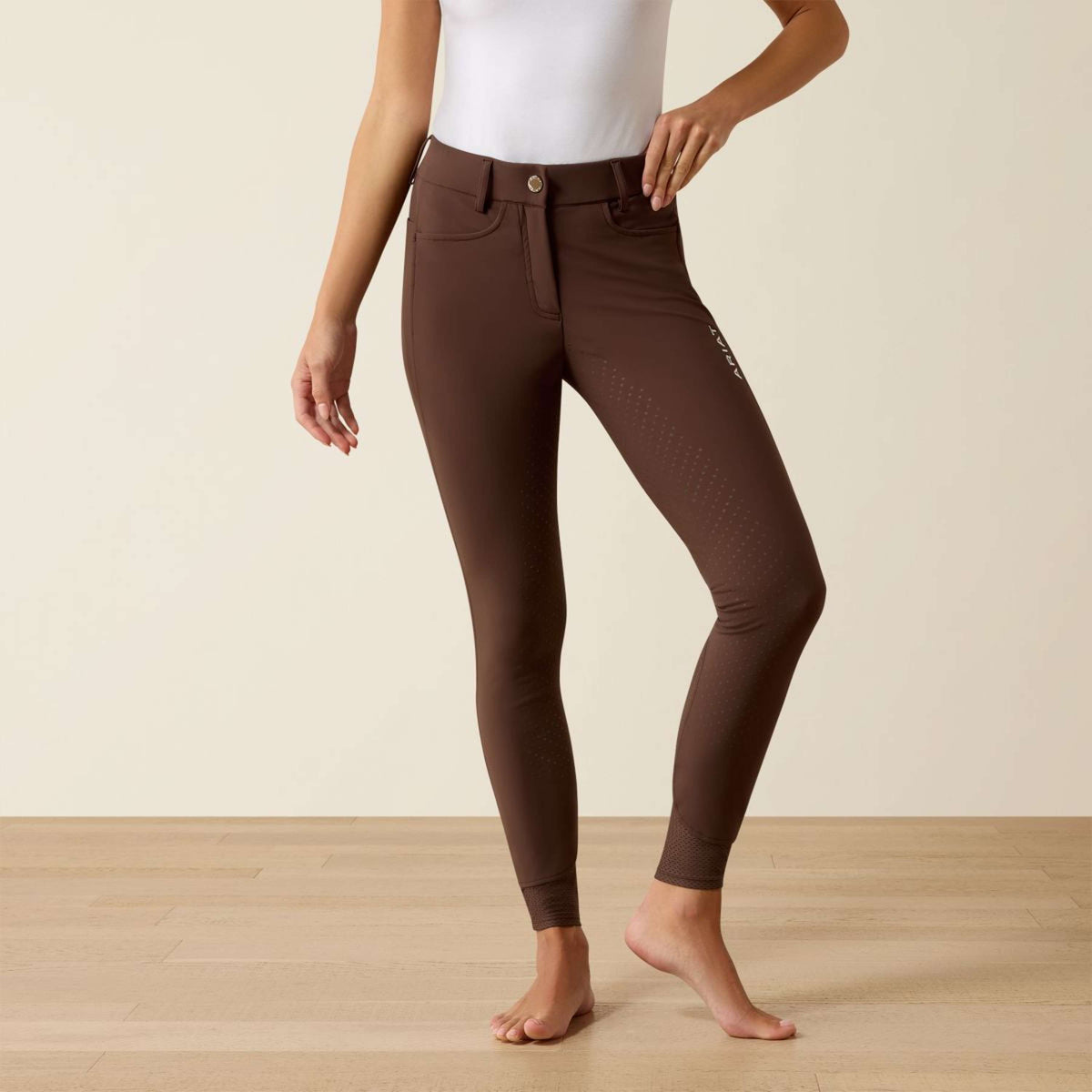 Ariat Pantalon d'Équitation Tri Factor NT Full Grip Pommel Brown