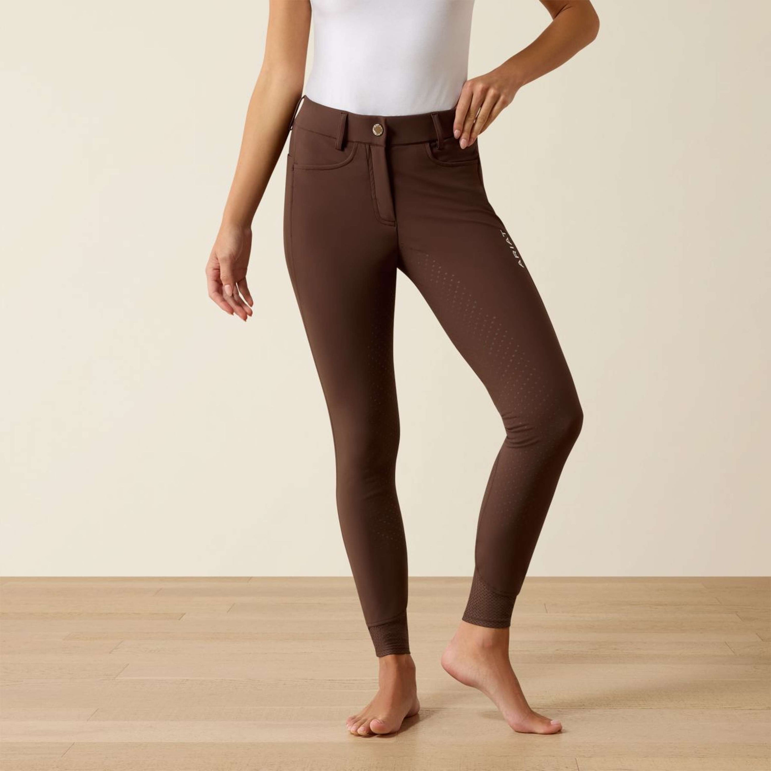 Ariat Pantalon d'Équitation Tri Factor NT Full Grip Pommel Brown