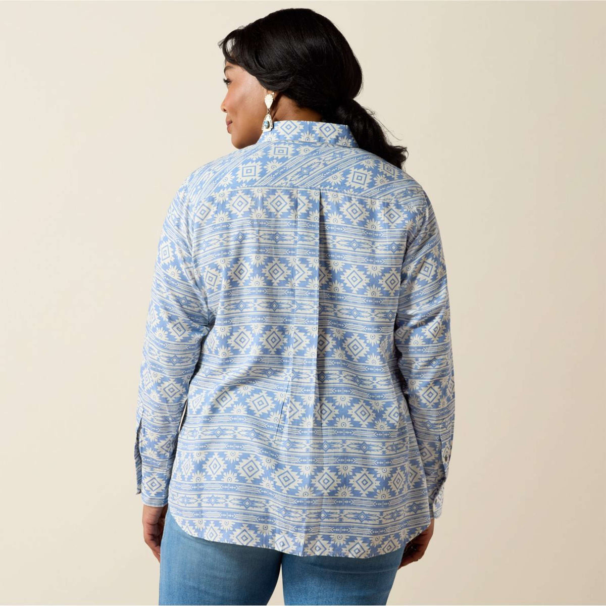 Ariat Blouse Billie Jean Femme Ashleigh Blue Crystal Southwes