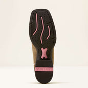 Ariat Bottes Western Round Up Ruidoso Femme Brown Bomber/Dusty Rose