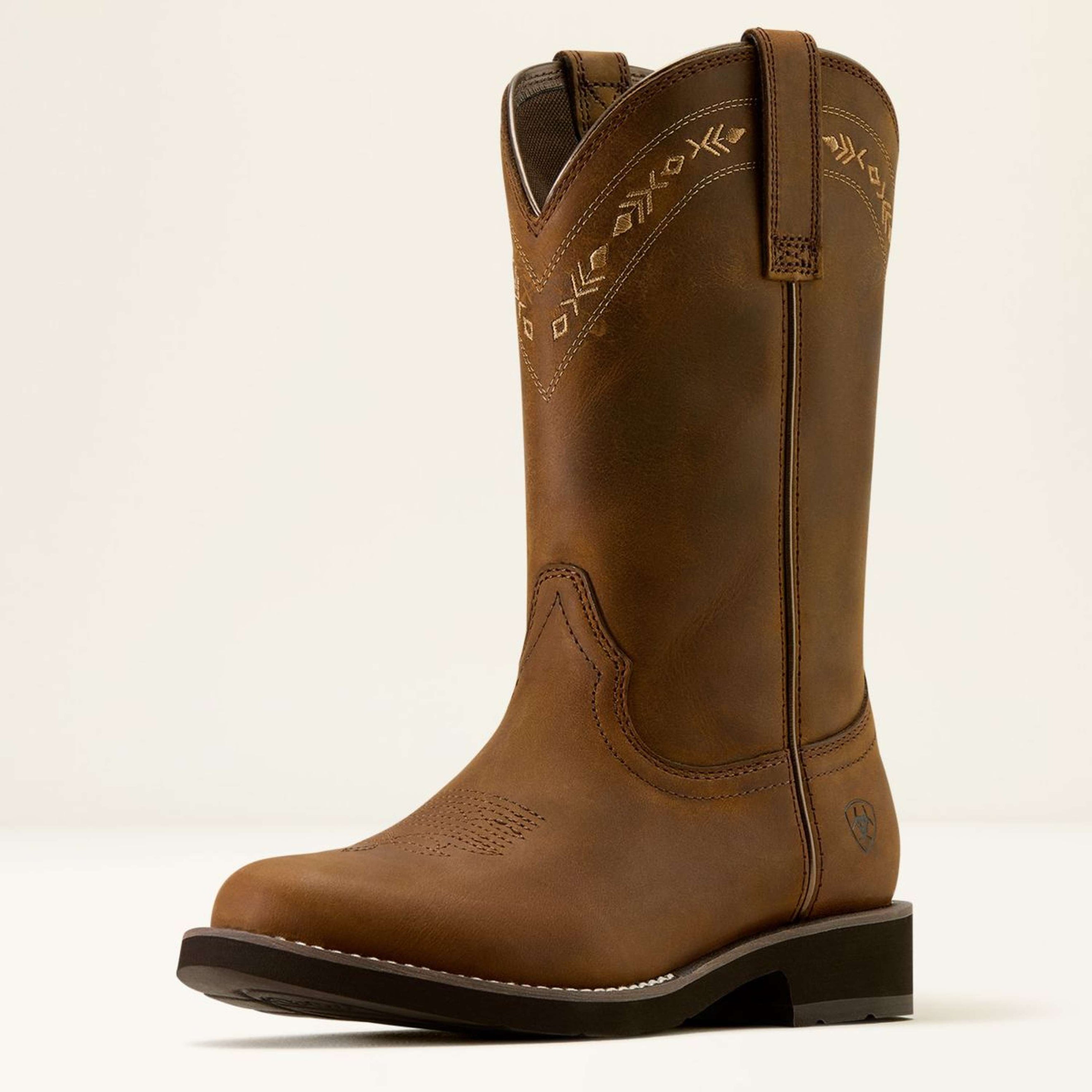 Ariat Bottes Western Kearny Femme Distressed Brown