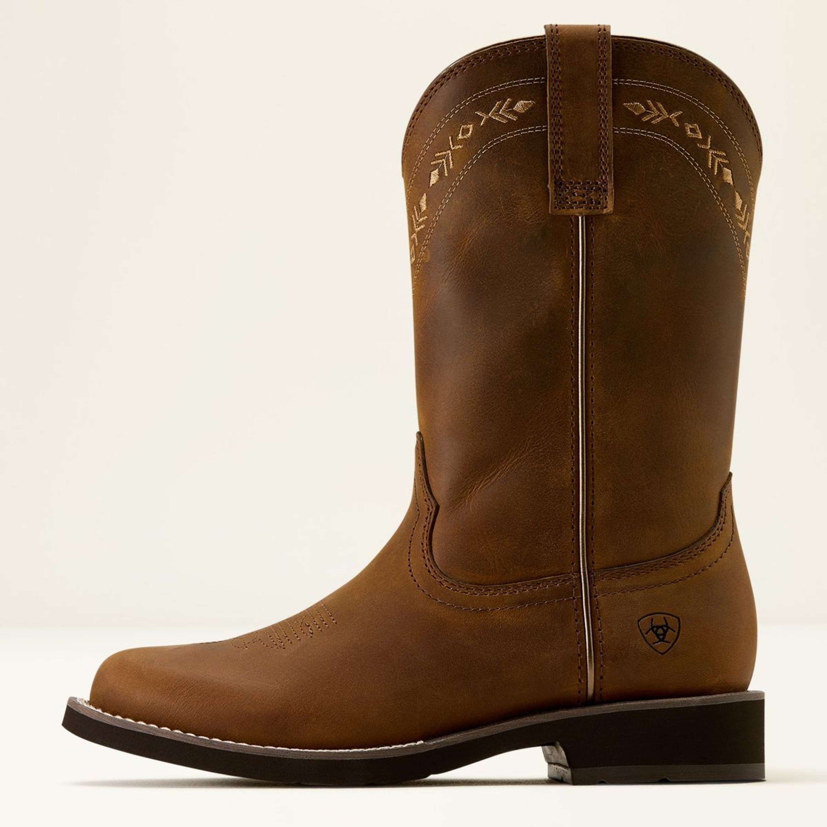 Ariat Bottes Western Kearny Femme Distressed Brown Ariat Bottes Western Kearny Femme Distressed Brown