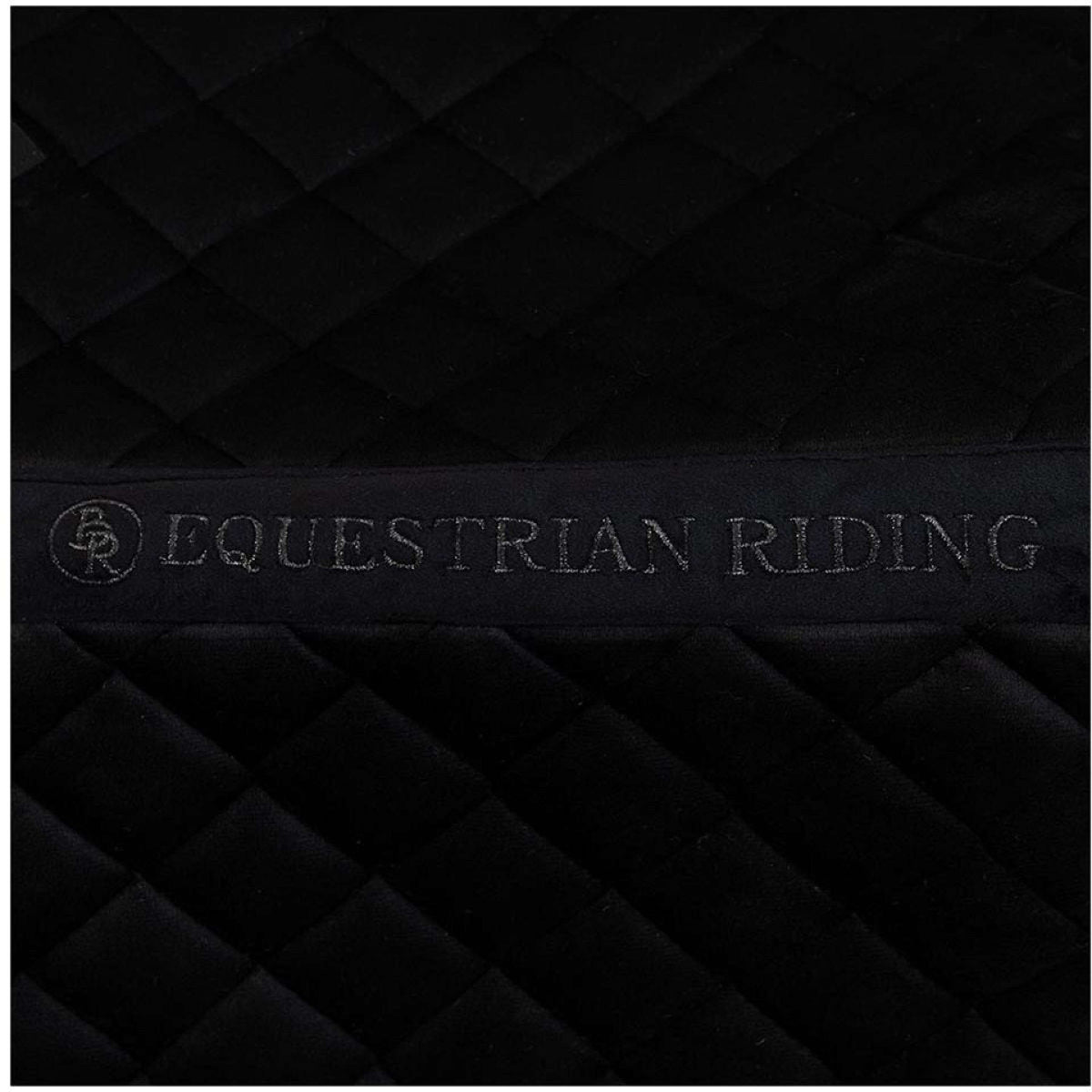 BR Tapis de Selle Opulence Polyvalent Noir