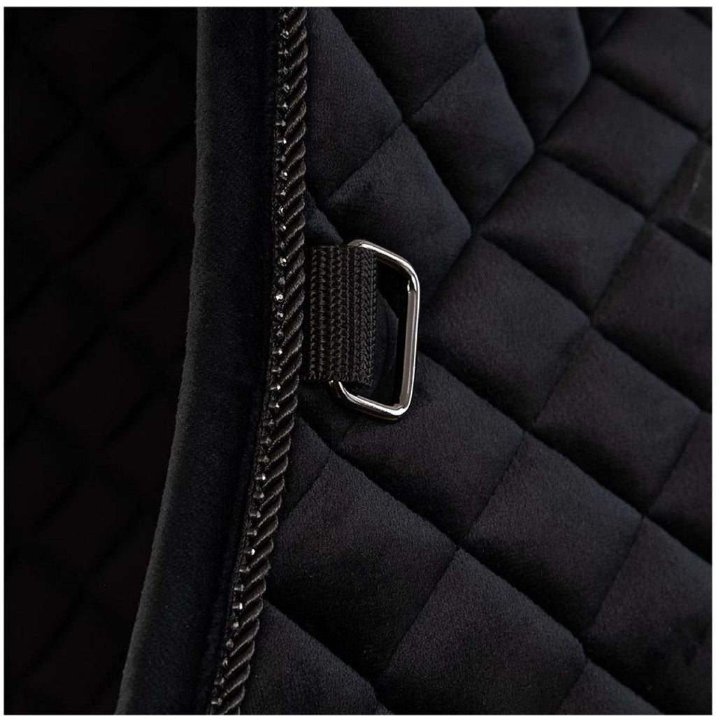 BR Tapis de Selle Opulence Polyvalent Noir