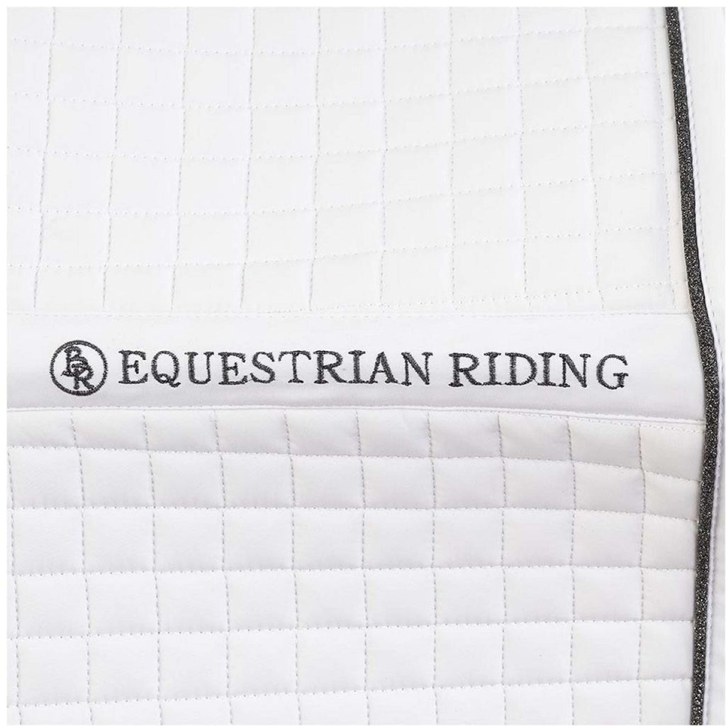 BR Tapis de Selle Trentino Dressage Blanc
