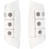 BR Protection des jambes XC Grandeur Arrière Blanc