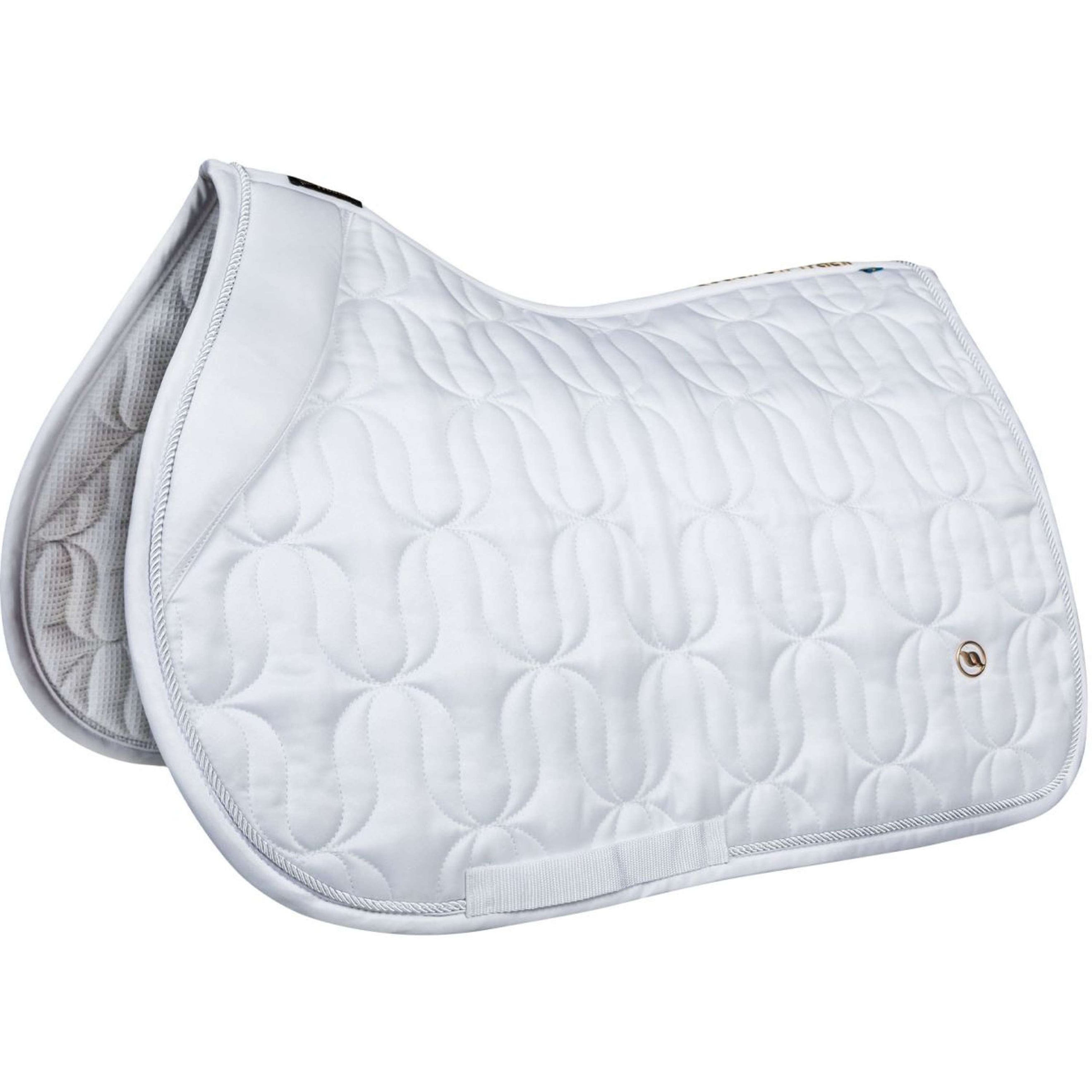 Back on Track Tapis de Selle Deep Nights de Saut Blanc