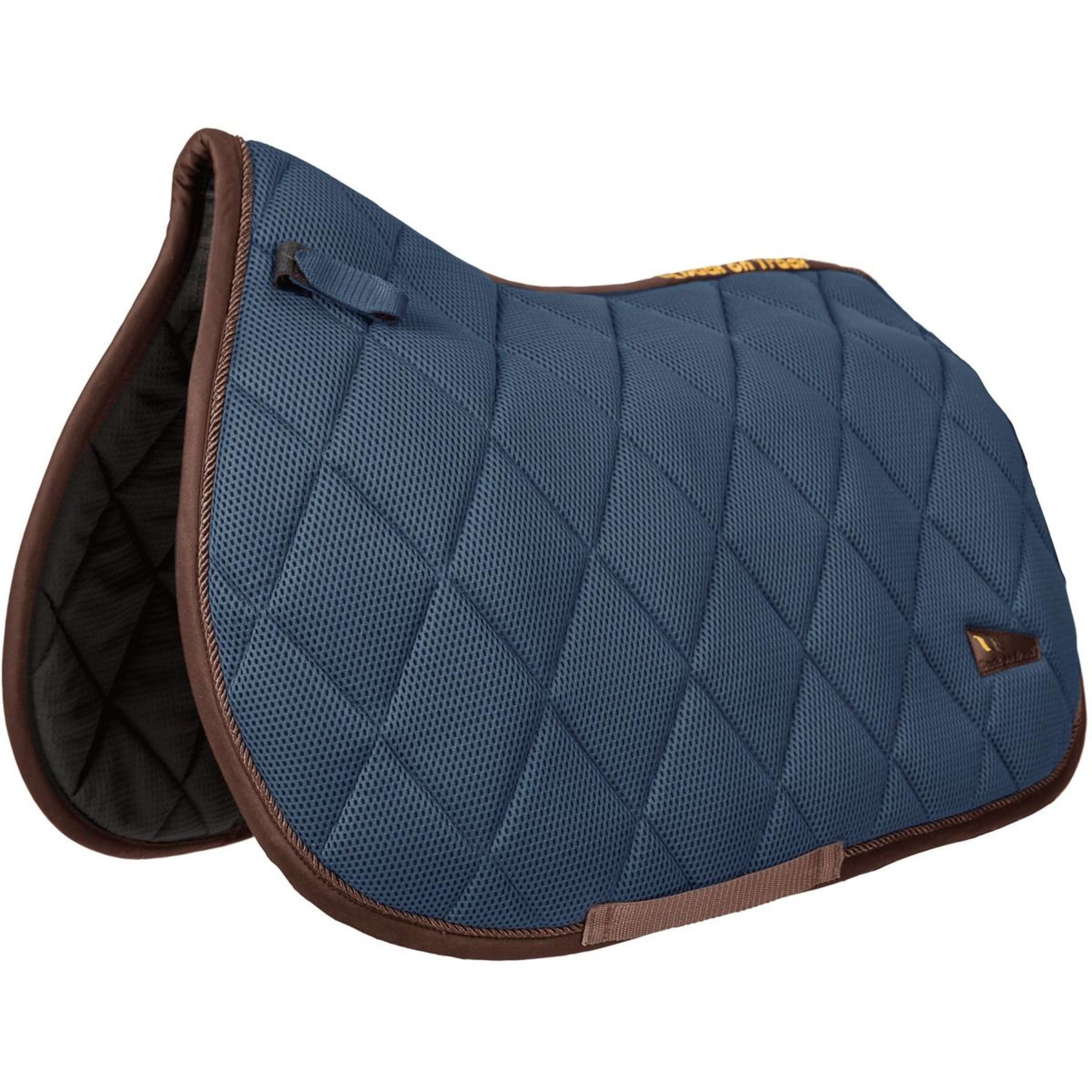 Back on Track Tapis de Selle AirFlow de Saut Bleu