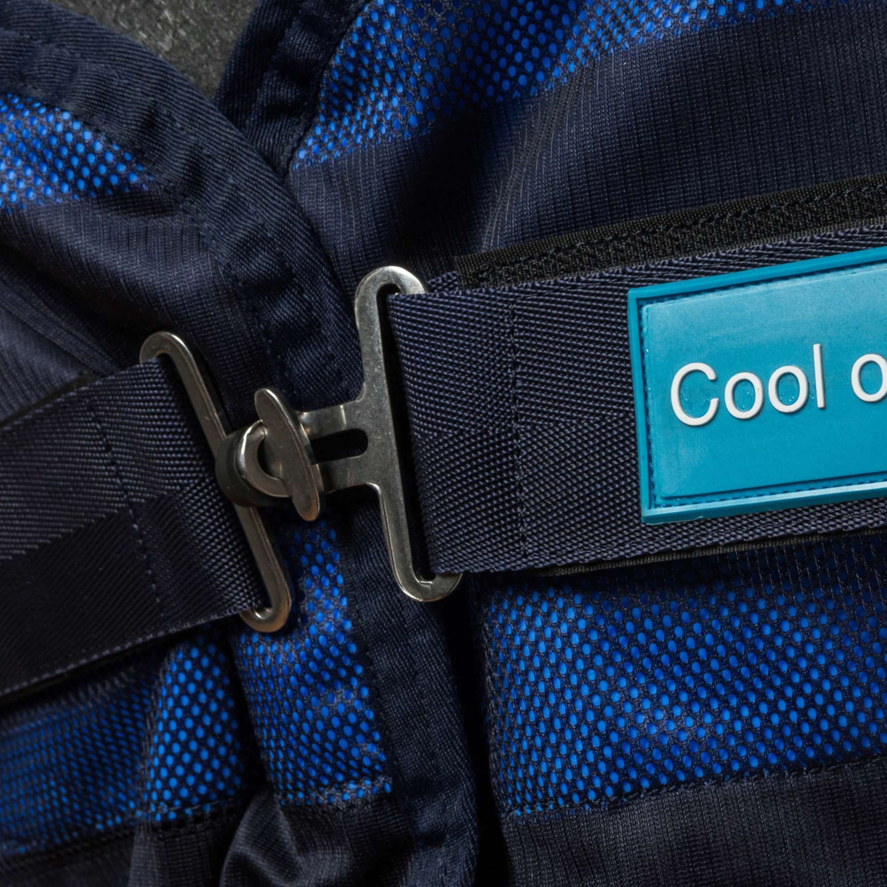Cool on Track Couverture à Mailles Bleu
