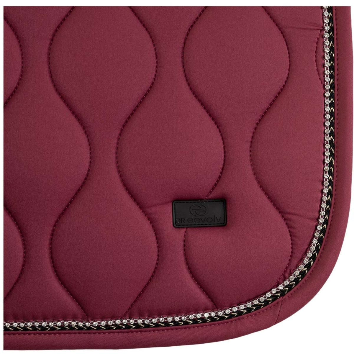 BR Tapis de Selle Eevolv Louise Polyvalence Maroon Red