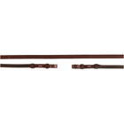 BR Rênes de Filet Cuir Fermé 13mm Blind Oak/Silver