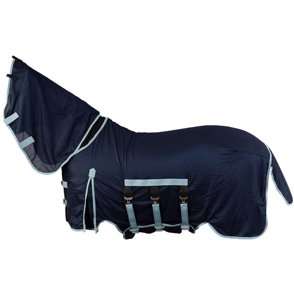 BR Couverture Anti-Mouches SS26 avec Cou Fixe Pageant Blue