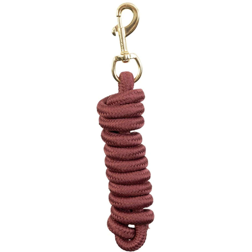 BR Corde pour Licol Mousqueton En Laiton Maroon Red