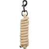 BR Corde pour Licol Mousqueton Noir Mat Doeskin