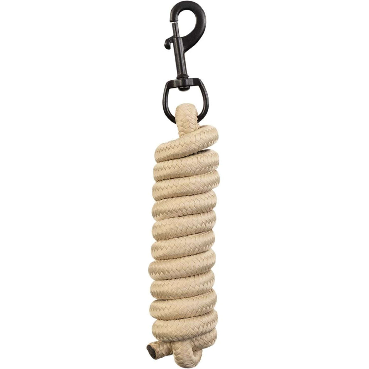 BR Corde pour Licol Mousqueton Noir Mat Doeskin