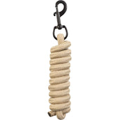 BR Corde pour Licol Mousqueton Noir Mat Doeskin