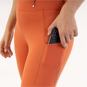 BR Legging d'Équitation Kimore Full Grip Mecca Orange