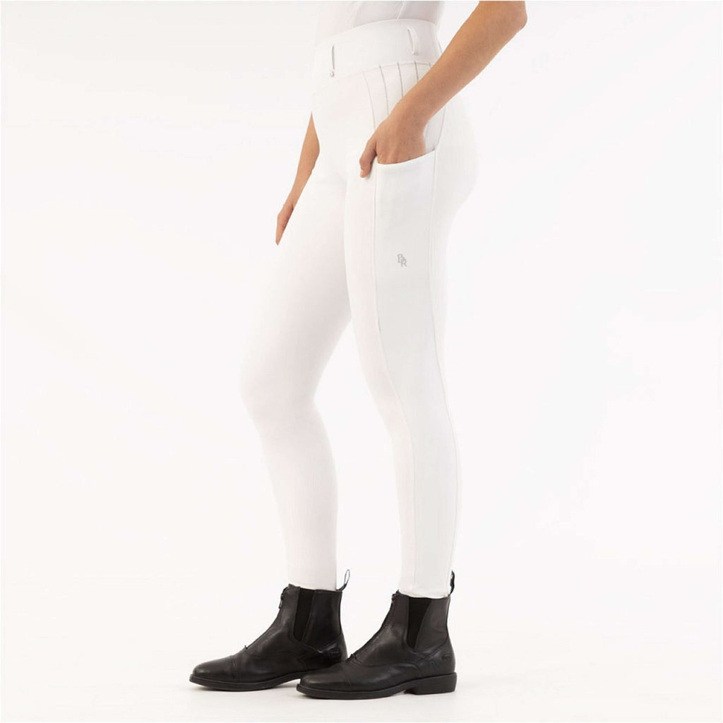 BR Legging d'Équitation Kelly Full Grip Lucent White