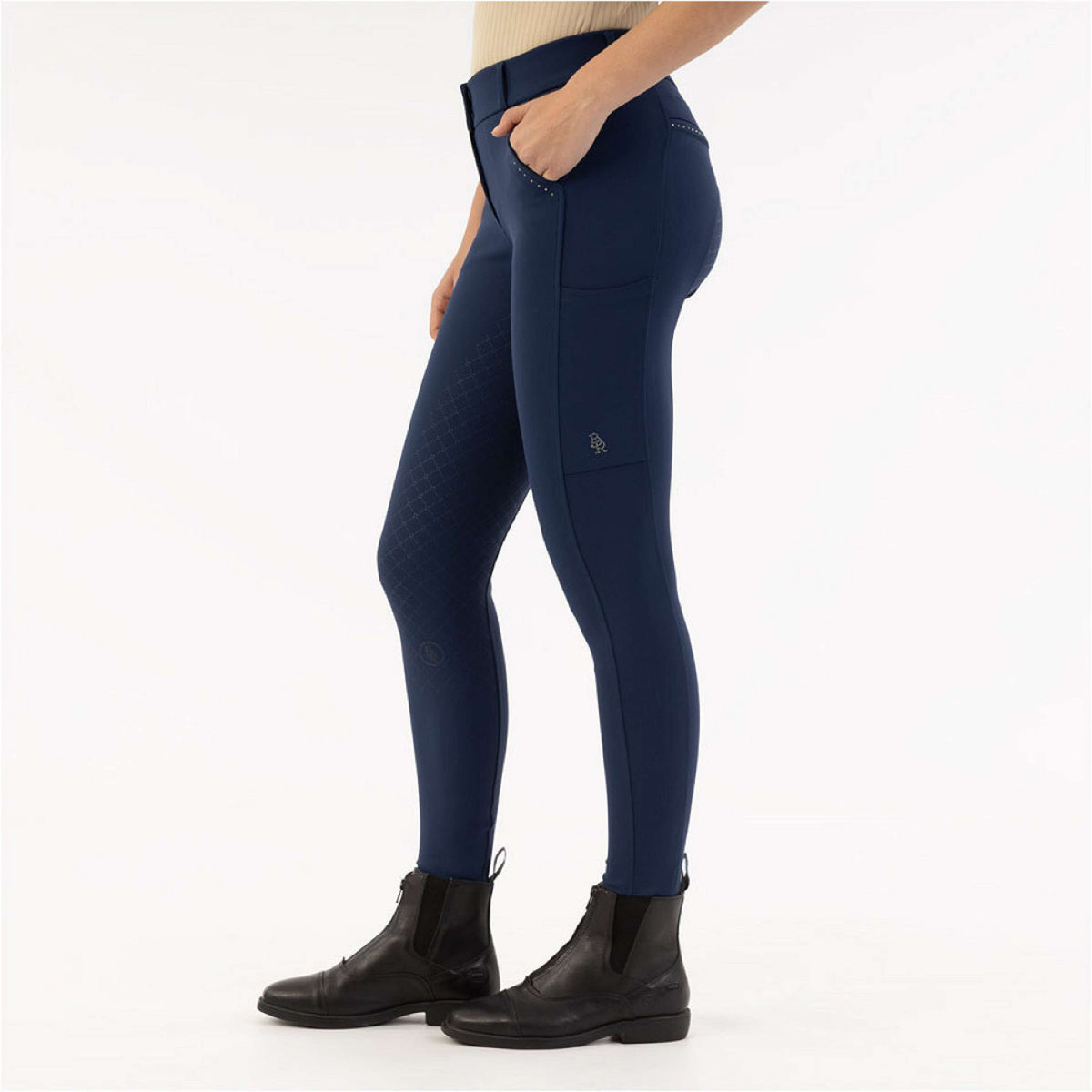 BR Pantalon d'Équitation Kelsey Full Grip Pageant Blue