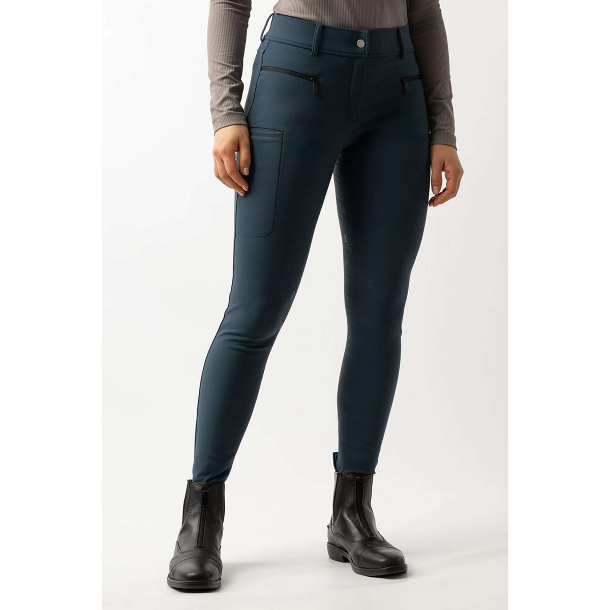 BR Legging d'Équitation Liana Full Grip Dames Stratified Sea